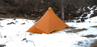 Rodless Pyramid Tent