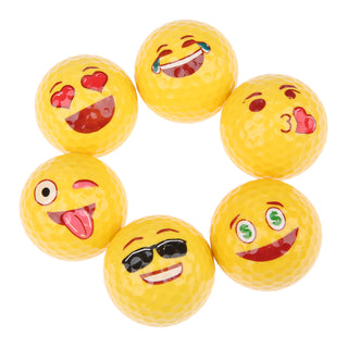 Emoji Emoticon Golf Practice Balls